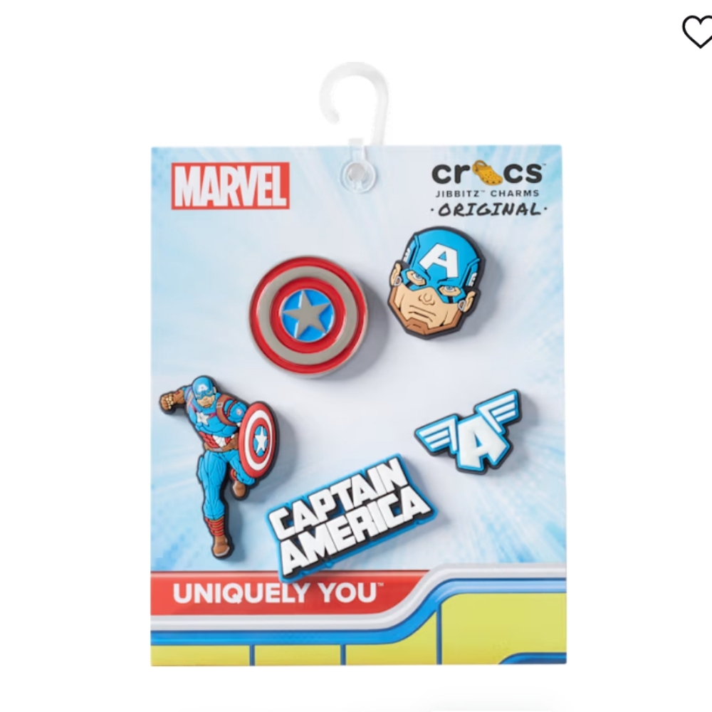 Crocs Jibbitz Captain America - 5 Pack